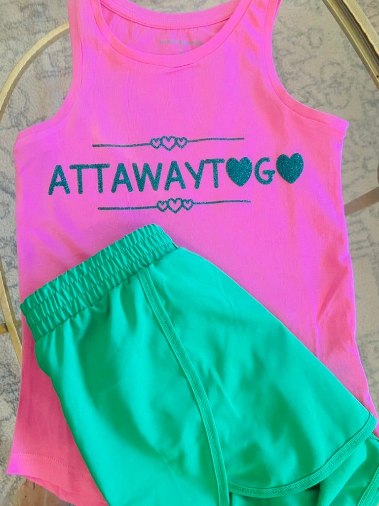 Attawaytogo Pink Tank