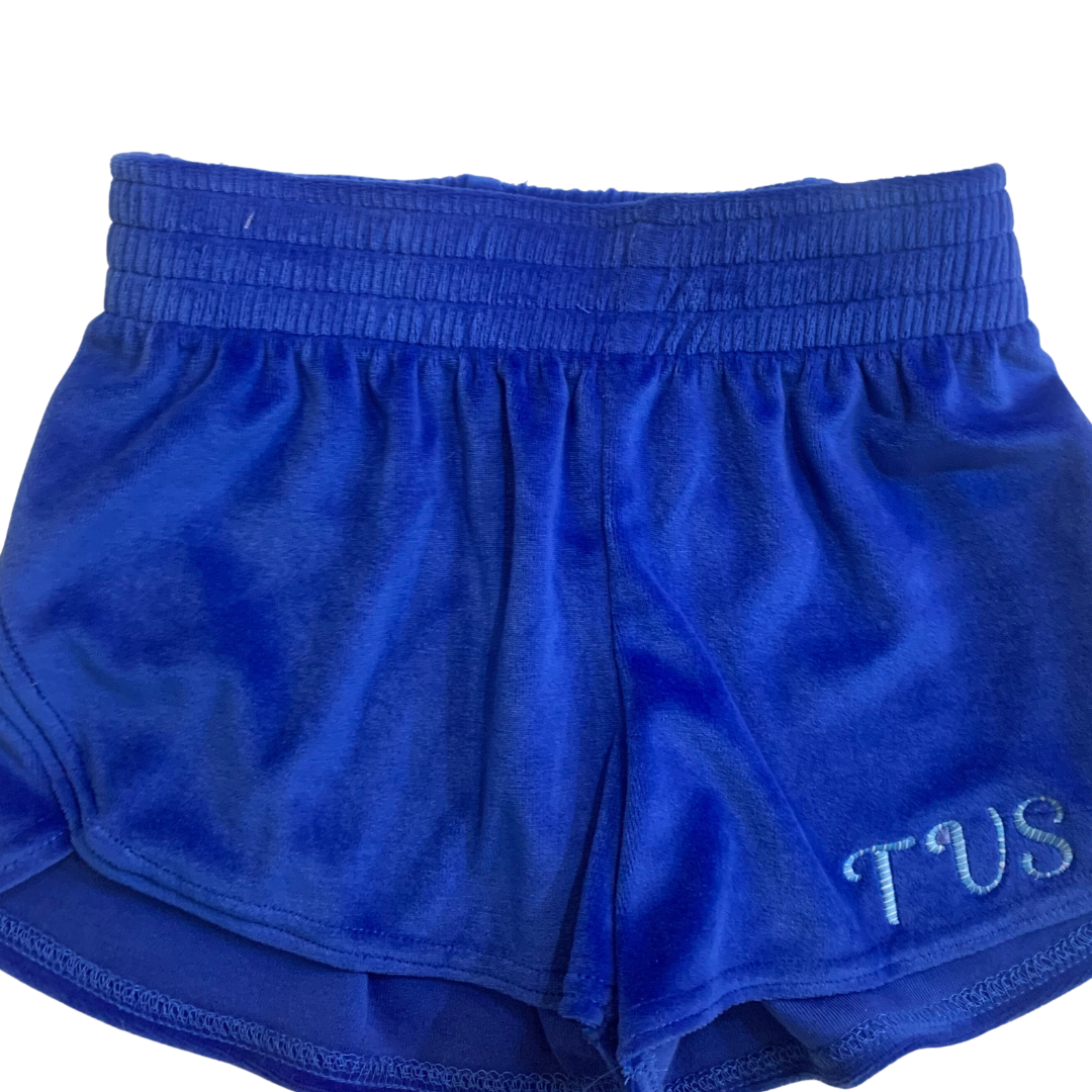 Velour Shorts- with monogram