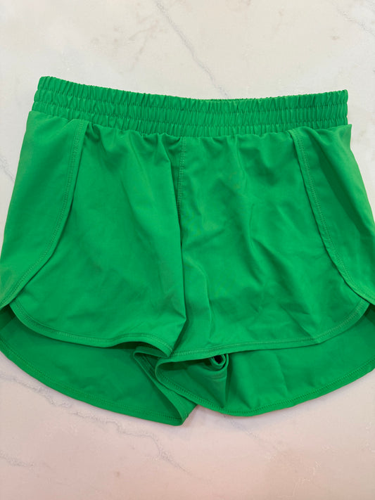 Kelly Green lined shorts