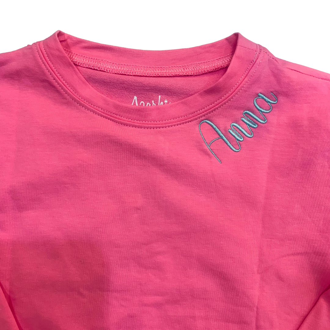 Lightweight Sweatshirt- pink, lavender, and light blue